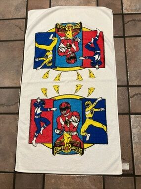 Canon White Cotton Towel with Red Logo Tag
